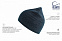 Шапка вязаная "SHINE" светоотражающая, черный, 50% переработанный полиэстер, 50% акрил  с логотипом в Москве заказать по выгодной цене в кибермаркете AvroraStore