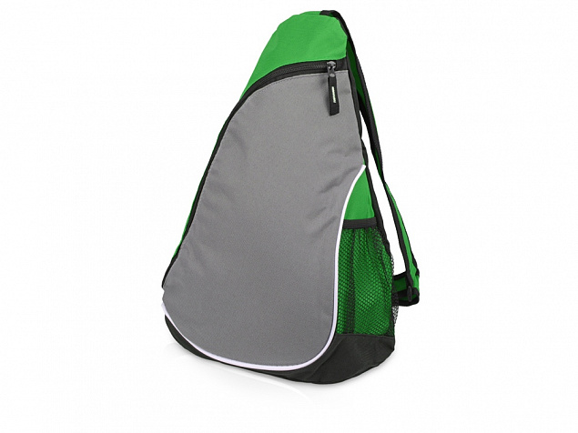 Рюкзак Спортивный, зеленый/серый с логотипом в Москве заказать по выгодной цене в кибермаркете AvroraStore