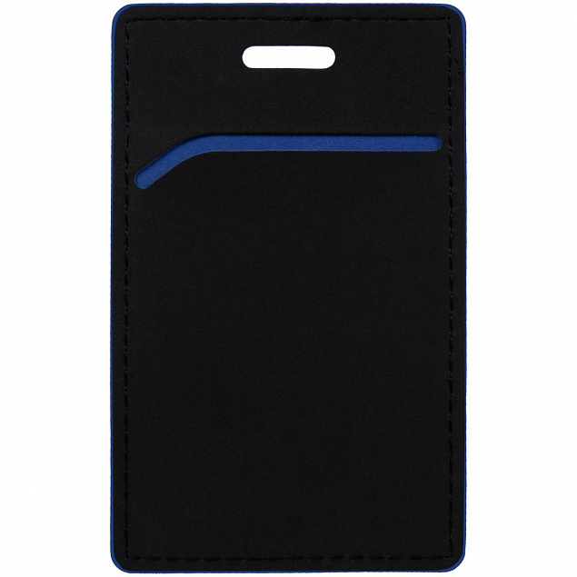Чехол для пропуска Multimo, черный с синим с логотипом в Москве заказать по выгодной цене в кибермаркете AvroraStore