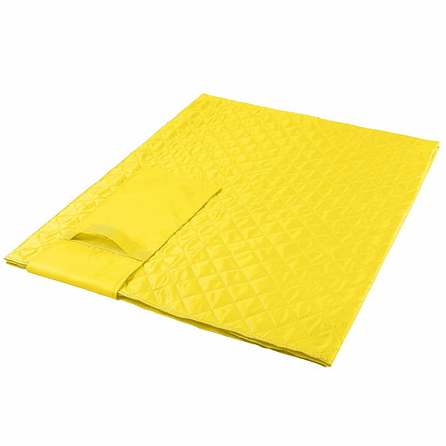 Плед для пикника Comfy, желтый с логотипом в Москве заказать по выгодной цене в кибермаркете AvroraStore