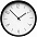 Часы настенные Lander, белые с черным с логотипом в Москве заказать по выгодной цене в кибермаркете AvroraStore