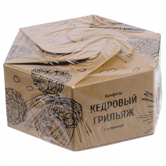 Конфеты «Кедровый грильяж» с клюквой с логотипом в Москве заказать по выгодной цене в кибермаркете AvroraStore
