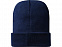 Hale, шапка из пряжи Polylana®, темно-синий с логотипом в Москве заказать по выгодной цене в кибермаркете AvroraStore