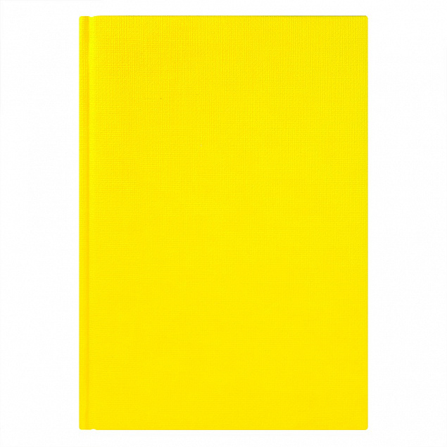 Ежедневник недатированный City Flax 145х205 мм, без календаря, желтый с логотипом в Москве заказать по выгодной цене в кибермаркете AvroraStore