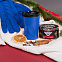 Подарочный набор LET IT JOY: перчатки сенсорные, термокружка, синий с логотипом  заказать по выгодной цене в кибермаркете AvroraStore