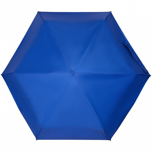 Зонт складной Color Action, в кейсе, синий с логотипом в Москве заказать по выгодной цене в кибермаркете AvroraStore