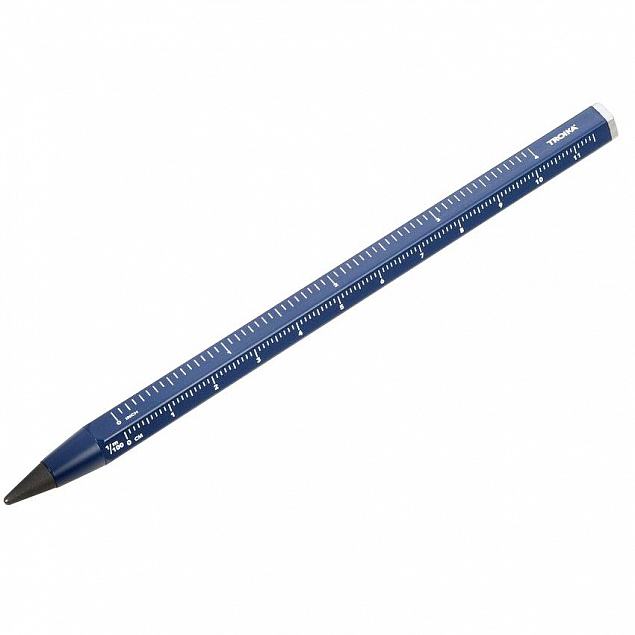 Вечный карандаш Construction Endless, темно-синий с логотипом в Москве заказать по выгодной цене в кибермаркете AvroraStore