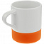 Кружка с силиконовой подставкой Protege, оранжевая с логотипом в Москве заказать по выгодной цене в кибермаркете AvroraStore