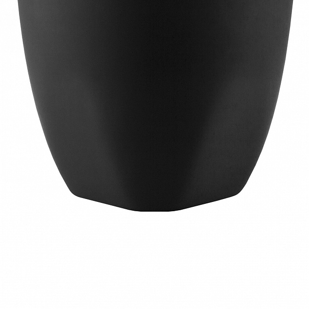 Керамическая кружка Tulip 380 ml, soft-touch, черная с логотипом в Москве заказать по выгодной цене в кибермаркете AvroraStore