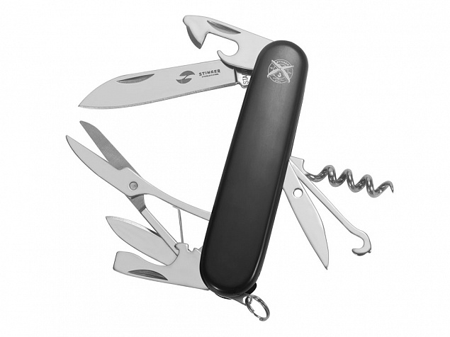 Нож перочинный, 90 мм, 13 функций с логотипом в Москве заказать по выгодной цене в кибермаркете AvroraStore