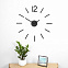 Настенные часы Blink, черные с логотипом в Москве заказать по выгодной цене в кибермаркете AvroraStore
