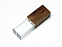 USB 2.0- флешка на 16 Гб прямоугольной формы, под гравировку 3D логотипа с логотипом в Москве заказать по выгодной цене в кибермаркете AvroraStore