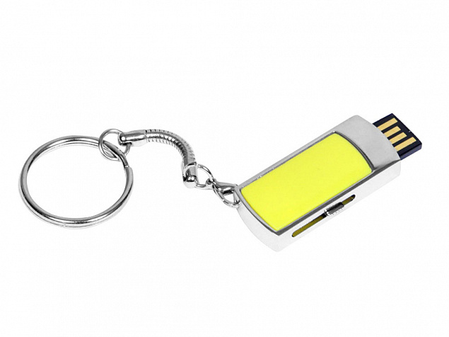 USB 2.0- флешка на 8 Гб с выдвижным механизмом и мини чипом с логотипом в Москве заказать по выгодной цене в кибермаркете AvroraStore