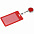 Чехол для пропуска с ретрактором Devon, красный с логотипом в Москве заказать по выгодной цене в кибермаркете AvroraStore