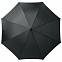 Зонт-трость Wind, черный с логотипом в Москве заказать по выгодной цене в кибермаркете AvroraStore