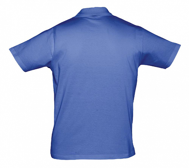 Рубашка поло мужская Prescott Men 170, ярко-синяя (royal) с логотипом в Москве заказать по выгодной цене в кибермаркете AvroraStore
