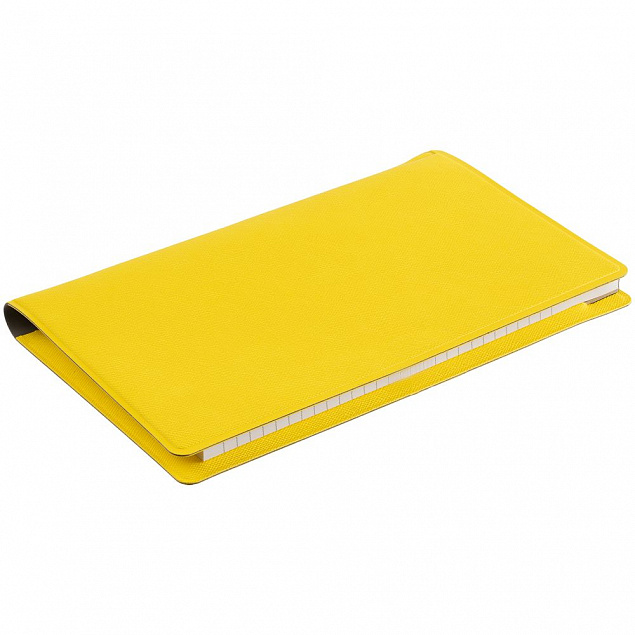 Блокнот Dual, желтый с логотипом в Москве заказать по выгодной цене в кибермаркете AvroraStore