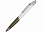 Ручка шариковая Призма, белый/черный с логотипом в Москве заказать по выгодной цене в кибермаркете AvroraStore