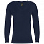 Пуловер женский Glory Women, темно-синий с логотипом в Москве заказать по выгодной цене в кибермаркете AvroraStore