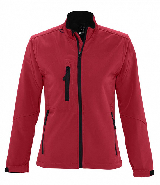 Куртка женская на молнии ROXY 340 красная с логотипом в Москве заказать по выгодной цене в кибермаркете AvroraStore