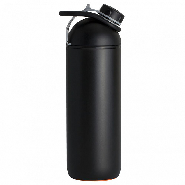 Бутылка для воды fixFlask, черная с логотипом в Москве заказать по выгодной цене в кибермаркете AvroraStore