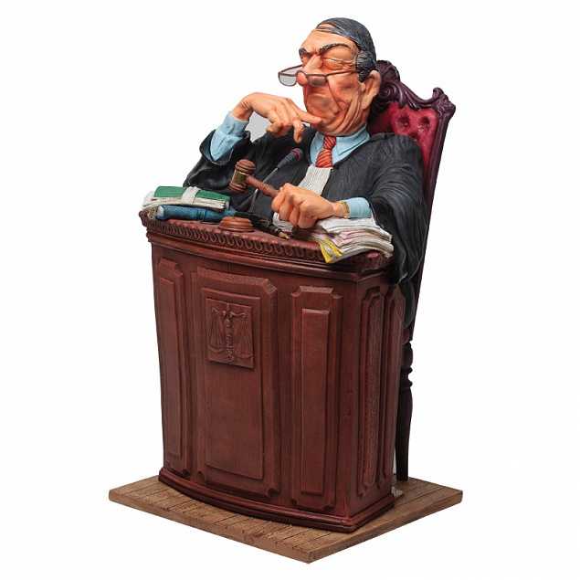 Скульптура "Судья" с логотипом в Москве заказать по выгодной цене в кибермаркете AvroraStore