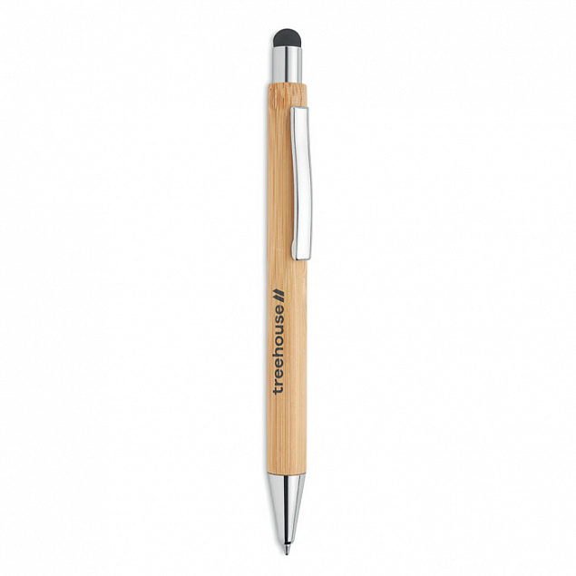 Бамбуковая ручка стилус с логотипом в Москве заказать по выгодной цене в кибермаркете AvroraStore