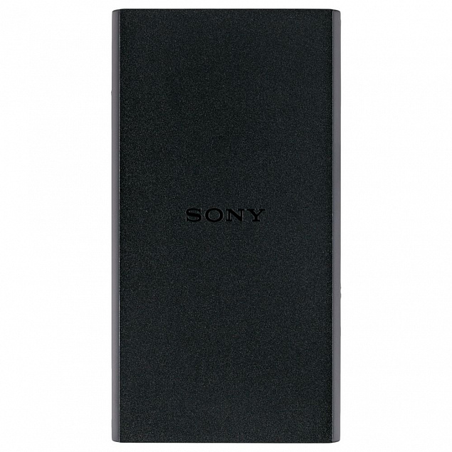 Внешний аккумулятор Sony 10000 мАч, черный с логотипом в Москве заказать по выгодной цене в кибермаркете AvroraStore