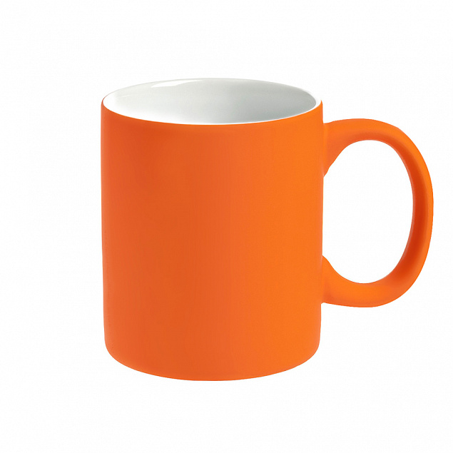 Кружка Bonn Soft - Оранжевый OO с логотипом  заказать по выгодной цене в кибермаркете AvroraStore