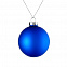 Елочный шар Finery Matt, 8 см, матовый синий с логотипом в Москве заказать по выгодной цене в кибермаркете AvroraStore