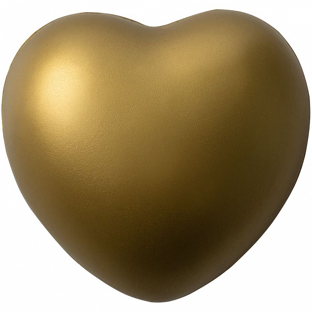 Антистресс «Сердце», золотистый с логотипом в Москве заказать по выгодной цене в кибермаркете AvroraStore