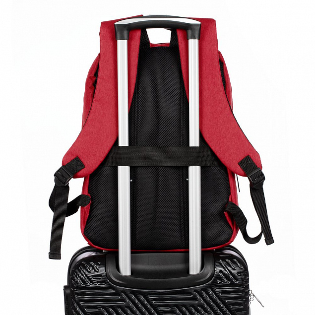Рюкзак для ноутбука Onefold, красный с логотипом  заказать по выгодной цене в кибермаркете AvroraStore