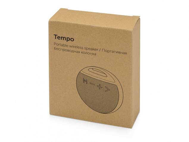 Портативная колонка «Tempo» с логотипом в Москве заказать по выгодной цене в кибермаркете AvroraStore