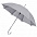 Зонт-трость SILVER, пластиковая ручка, полуавтомат с логотипом  заказать по выгодной цене в кибермаркете AvroraStore