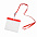 Ланъярд с держателем для бейджа; красный; 11,2х0,5 см; полиэстер, пластик; тампопечать, шелкогр с логотипом в Москве заказать по выгодной цене в кибермаркете AvroraStore
