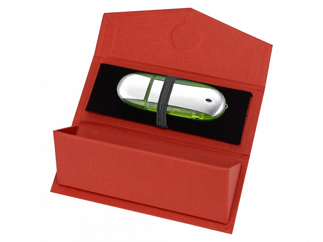 Подарочная коробка для флеш-карт треугольная, серый с логотипом в Москве заказать по выгодной цене в кибермаркете AvroraStore
