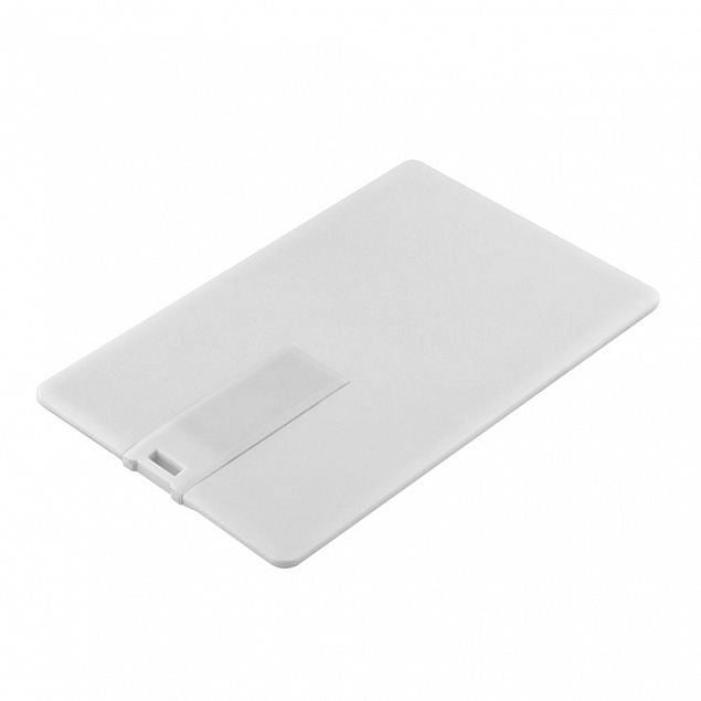 Флешка Card, 16 Гб, белая с логотипом в Москве заказать по выгодной цене в кибермаркете AvroraStore
