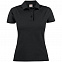 Рубашка поло женская SURF LADY, черная с логотипом в Москве заказать по выгодной цене в кибермаркете AvroraStore