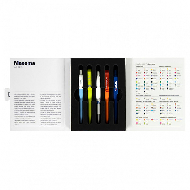 Папка c образцами ручек Maxema mini 1 с логотипом в Москве заказать по выгодной цене в кибермаркете AvroraStore