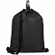 Рюкзак на затяжках Melango, черный с логотипом в Москве заказать по выгодной цене в кибермаркете AvroraStore