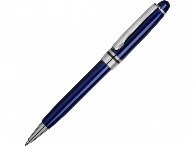 Ручка шариковая Ливорно синий металлик с логотипом в Москве заказать по выгодной цене в кибермаркете AvroraStore