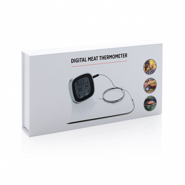 Цифровой термометр для мяса с логотипом в Москве заказать по выгодной цене в кибермаркете AvroraStore
