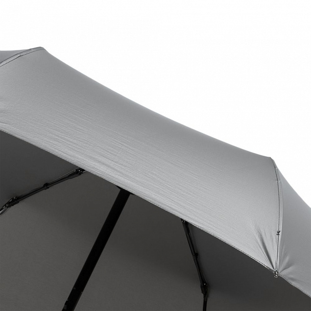 Зонт складной ironWalker, серебристый с логотипом в Москве заказать по выгодной цене в кибермаркете AvroraStore