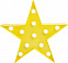 Светильник светодиодный «Звезда» с логотипом в Москве заказать по выгодной цене в кибермаркете AvroraStore
