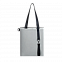 Шоппер Superbag Reflect (серый с чёрным) с логотипом в Москве заказать по выгодной цене в кибермаркете AvroraStore