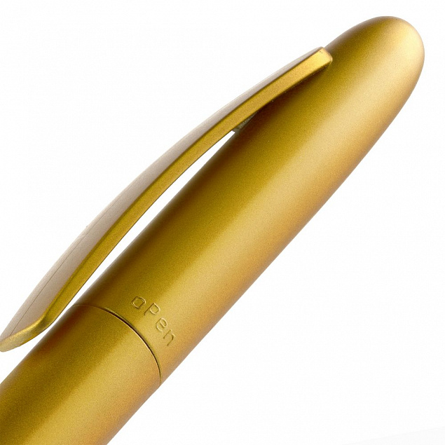 Ручка шариковая Moor Silver, желтая с логотипом в Москве заказать по выгодной цене в кибермаркете AvroraStore