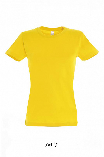 Фуфайка (футболка) IMPERIAL женская,Жёлтый L с логотипом в Москве заказать по выгодной цене в кибермаркете AvroraStore