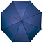 Зонт-трость Charme, синий с логотипом  заказать по выгодной цене в кибермаркете AvroraStore