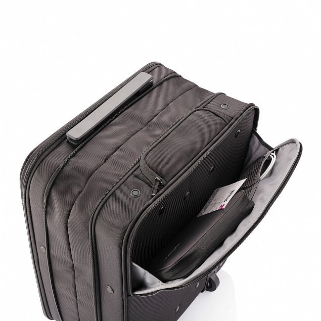 Складной чемодан на колесах Flex с логотипом в Москве заказать по выгодной цене в кибермаркете AvroraStore