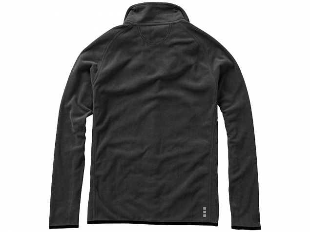 Куртка флисовая Brossard мужская, антрацит с логотипом в Москве заказать по выгодной цене в кибермаркете AvroraStore
